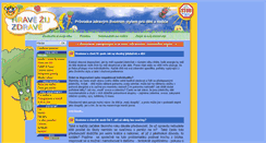 Desktop Screenshot of hravezijzdrave.cz
